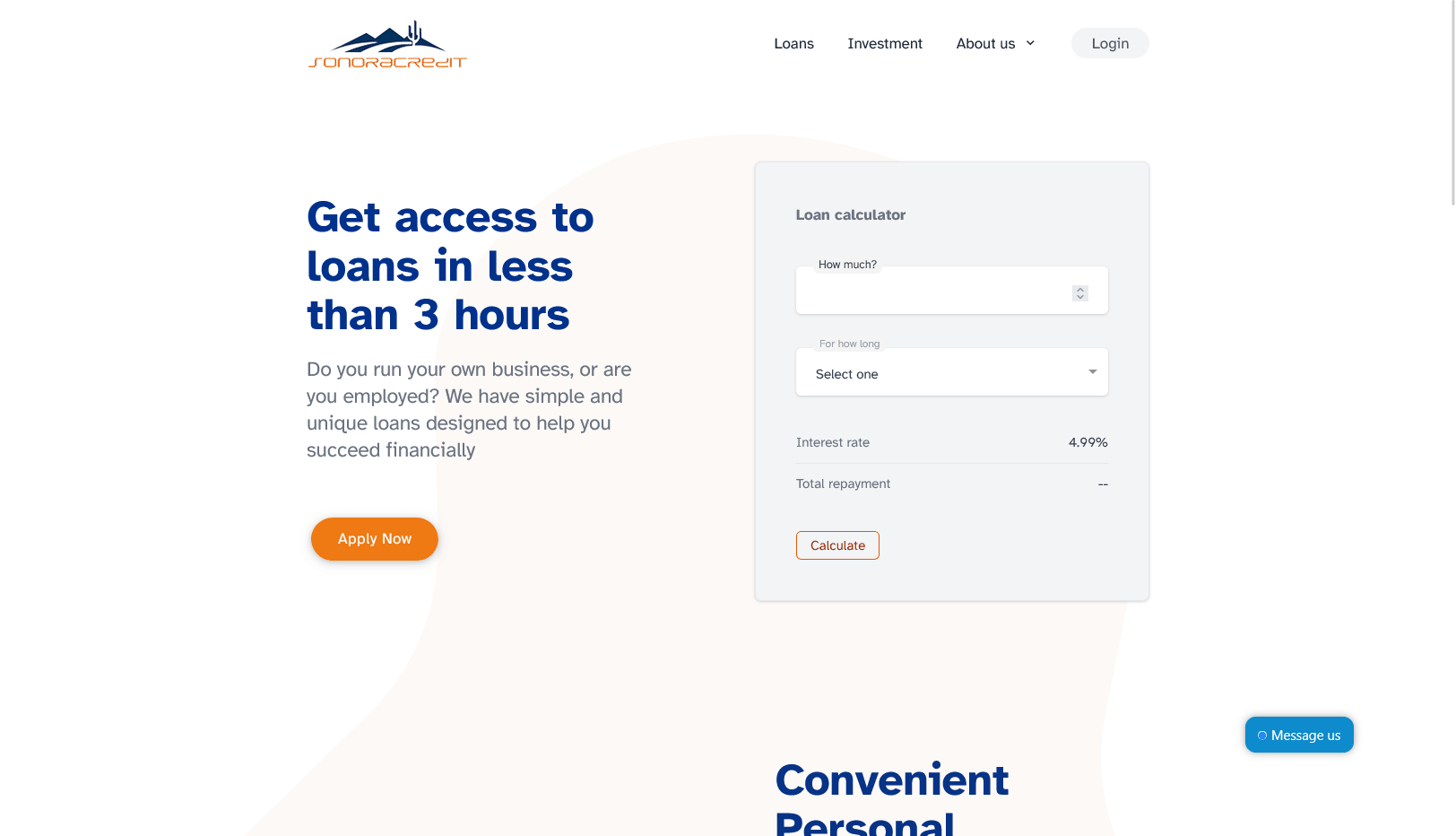 Sonora Credit Sonora Credit